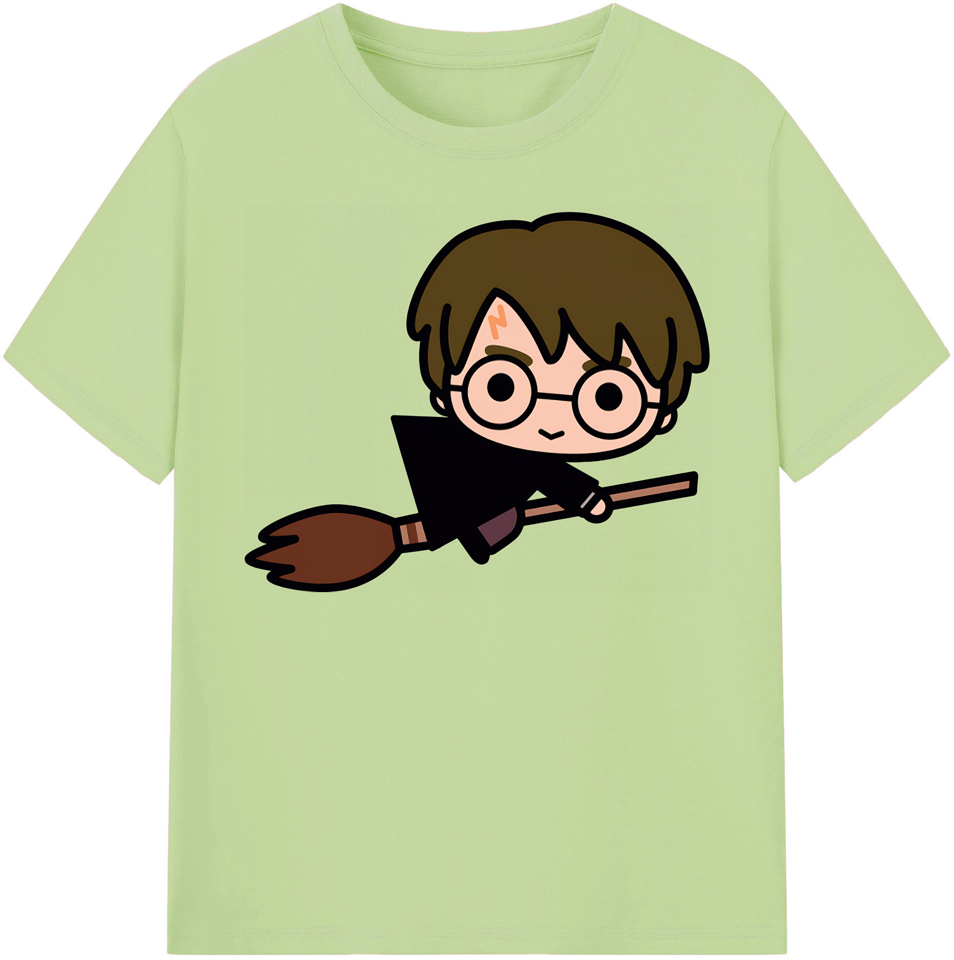 （画像用） Harry Potter ハリー・ポッターシリーズ 綿100％半袖Tシャツ（フロントプリント）